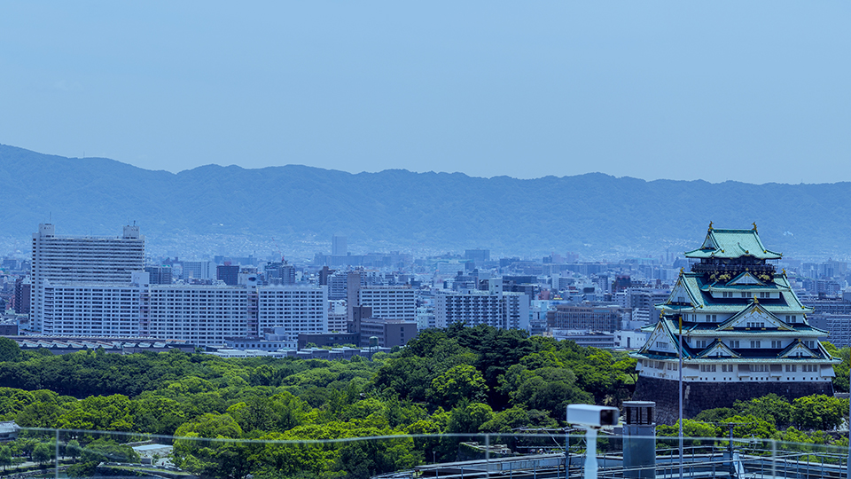 大阪の街並み